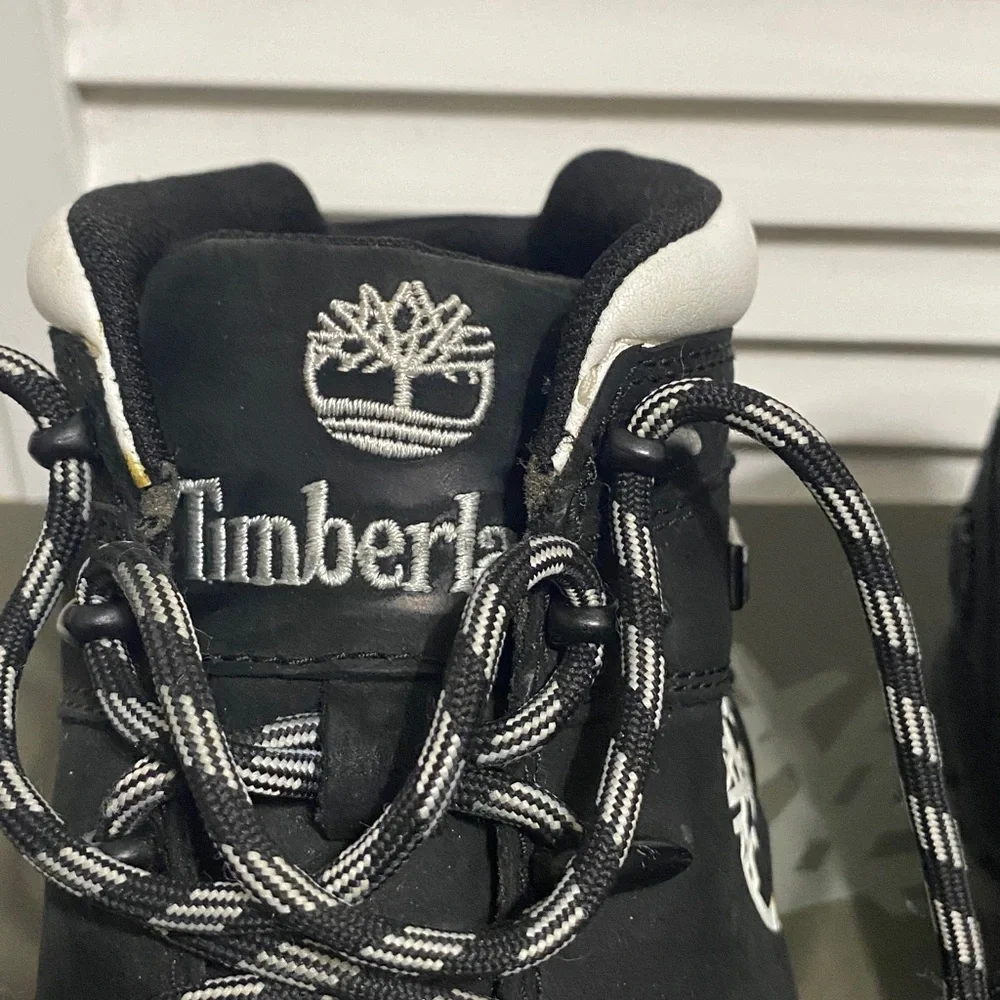 Timberland Women's Euro Sprint Mid Hiker Black Nubuck Boot - Picture 5 of 9